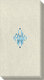 Diamond Monogram Carte Guest Towels Image 3 of 4